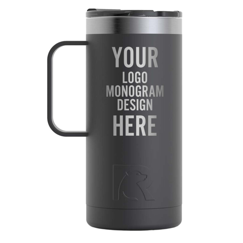 Fancy Monogram Tumbler Engraved Custom Monogrammed Travel Coffee Mug 16 oz 