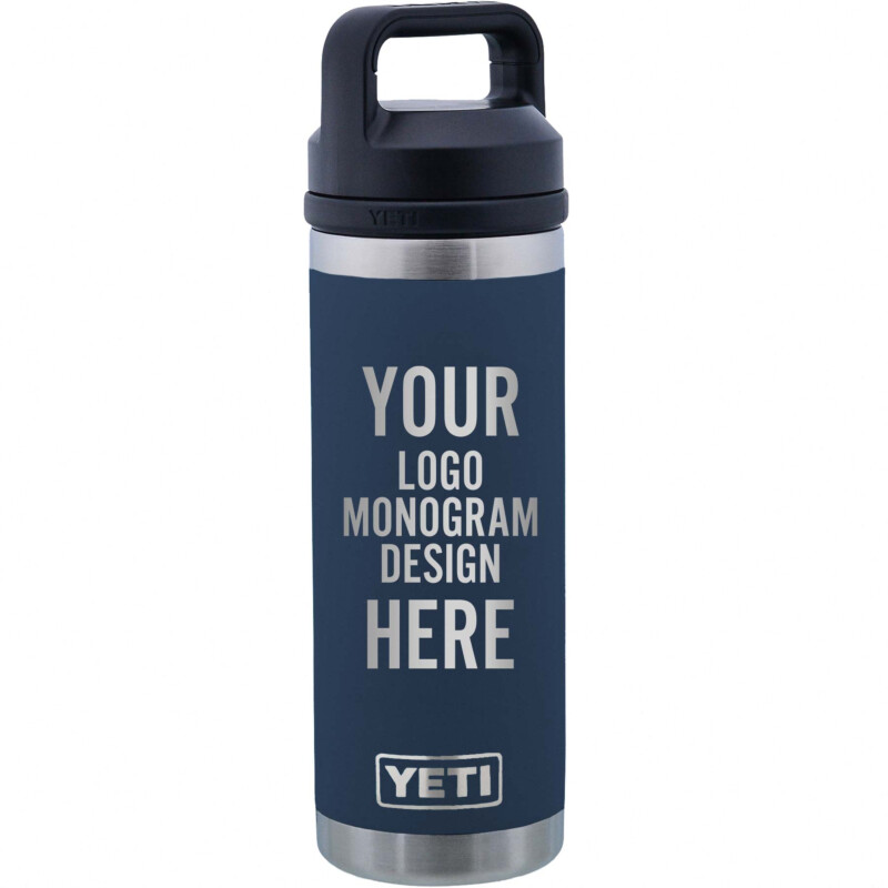 Personalized YETI Rambler 18 oz Bottle with Chug Cap - Duracoat