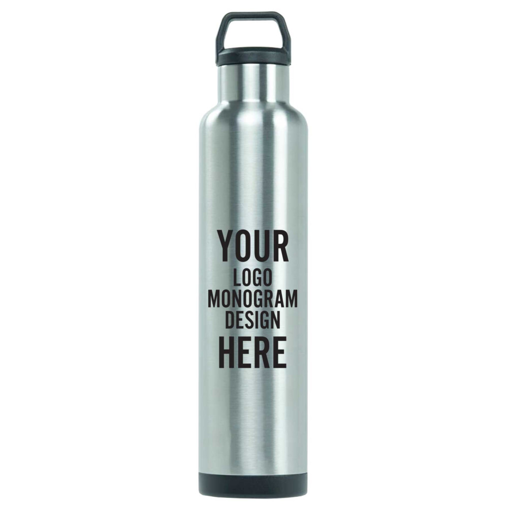 RTIC 18oz Water Bottle Stainless Steel Double Wall Hot/Cold Navy Xmas Gift $25 