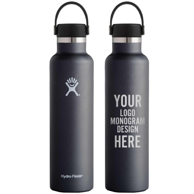 Custom Branded Hydro Flask — Hydro Flask® Wide Mouth With Flex Sip Lid™ 20oz  - Drive Merchandise