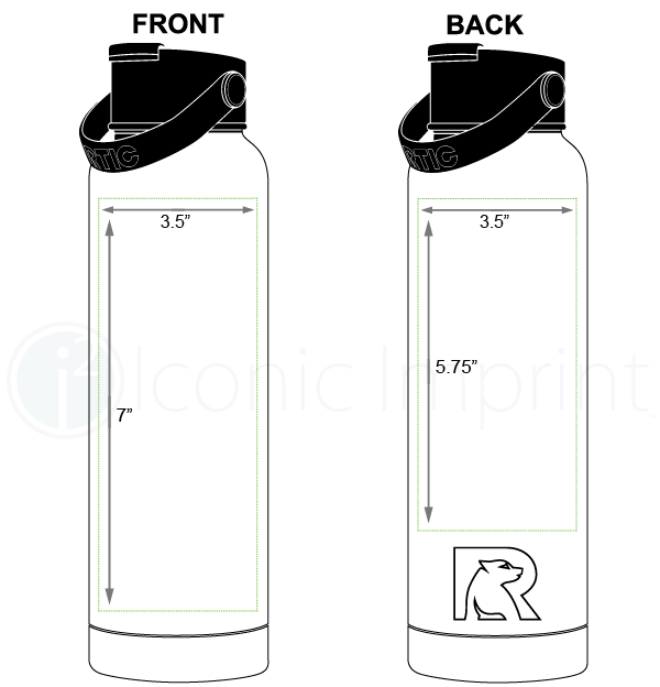 26 oz. Custom RTIC Water Bottle ⋆ Bottles & Batons