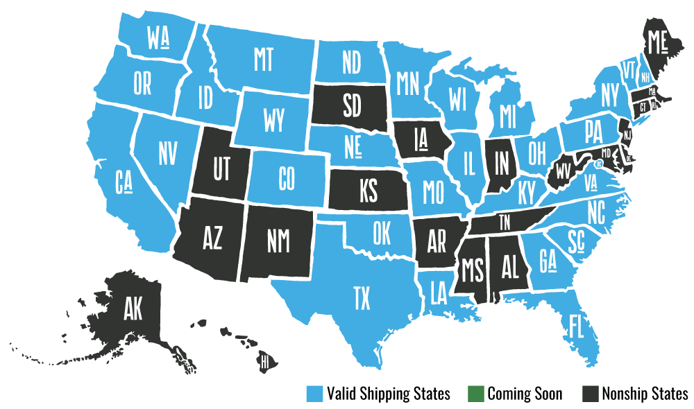 Wine Shipping Map